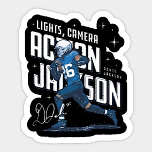 Donte Jackson Carolina Action Jackson Sticker